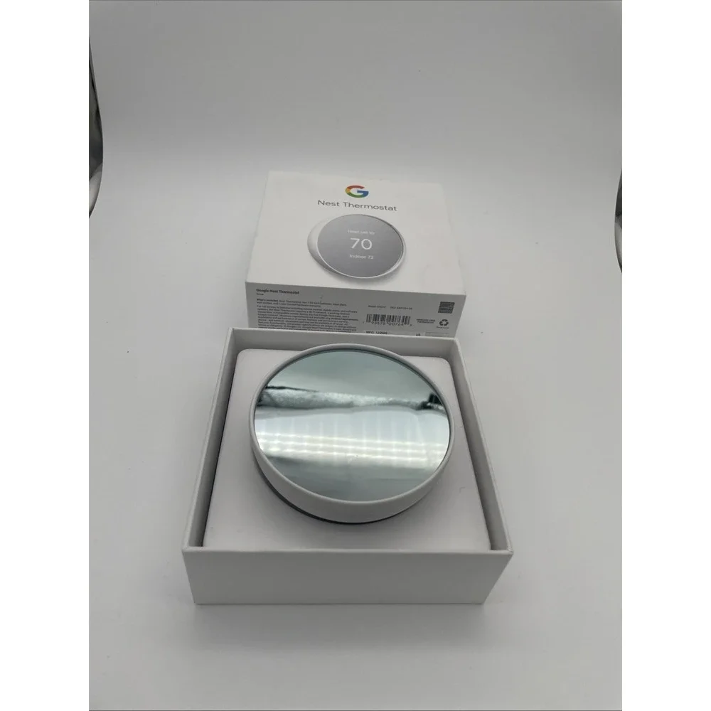 Google Nest Smart Thermostat, Snow - GA01334-US NIB